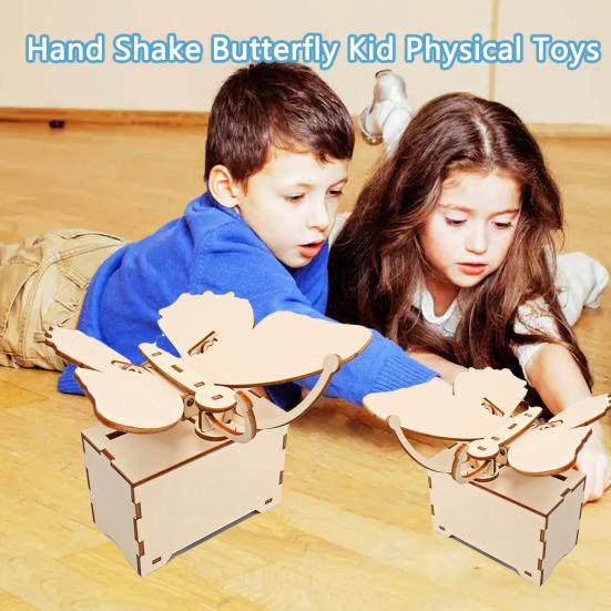 

1 комплект, обучающие демонстрационные игрушки ручной работы, предотвращение игровой зависимости, содействие обучению, рукопожатие «сделай сам», бабочка, детские физические игрушки, детские игрушки