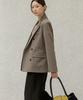 FRENCHCHIC Heim Stripe Back Slit Double Jacket_F6F681Jk