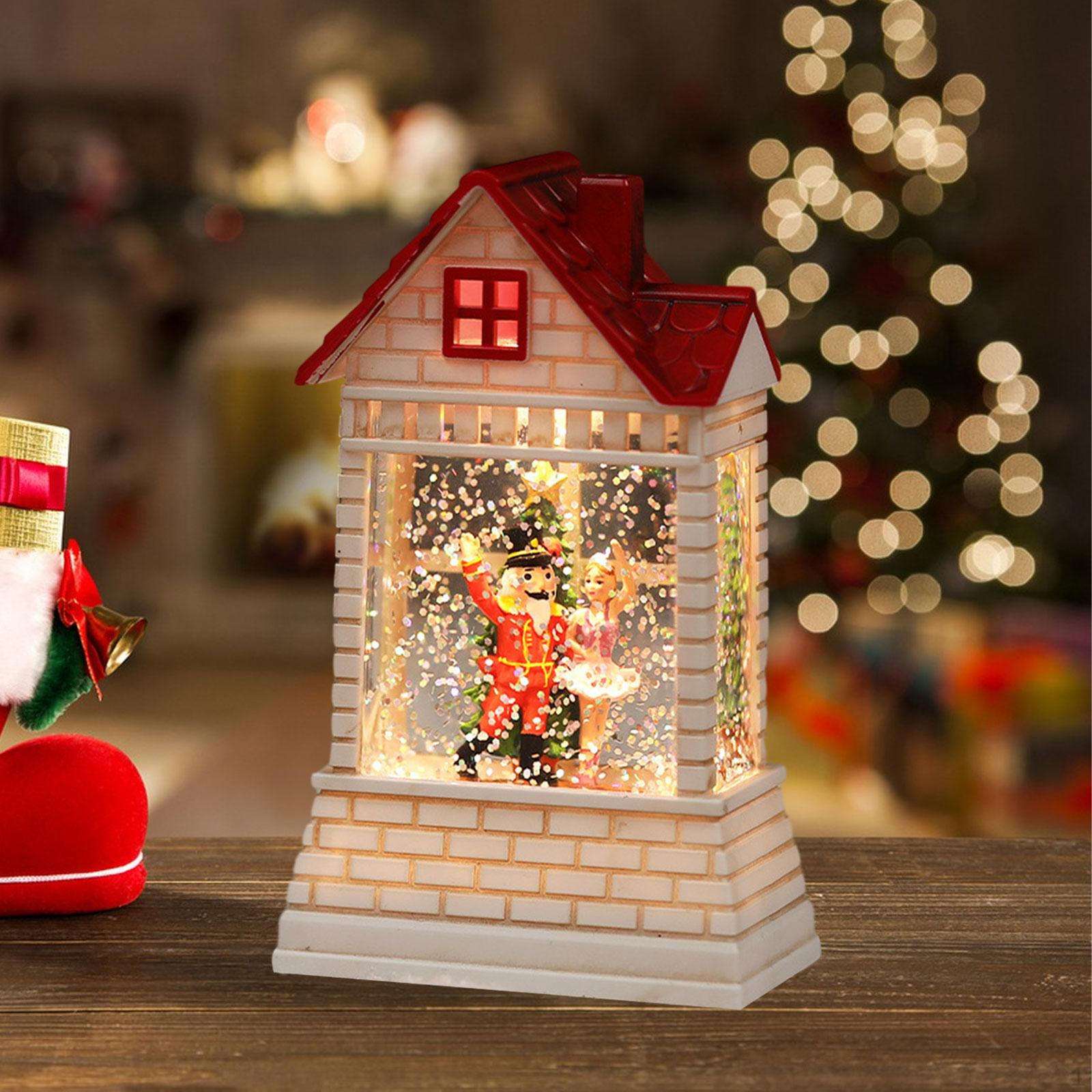 

Рождественский фонарь, свеча, украшение для мальчика, девочки, ночь для гостиной, праздничный стол Dance