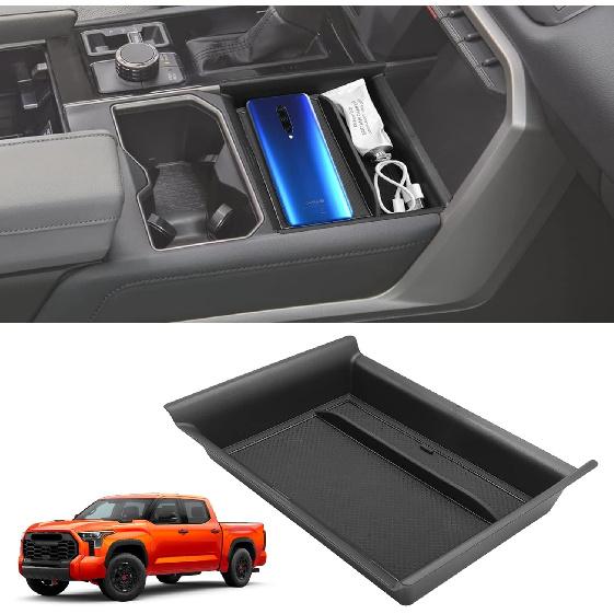 TTCR-II Compatible With -2025 Toyota Tundra Console Organizer Tray, For -2025 Tundra Limited/SR/TRD Center Console Secondary Organizer Tray