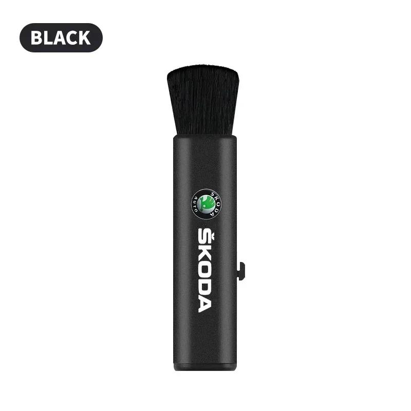 Car Cleaning Retractable Brush Air Vent Dusting Tool For Skoda Fabia Superb Yeti Octavia Rapid Kodiaq Mk3 A4 A6 A7 2 3 A5 Kamiq Ulvc23