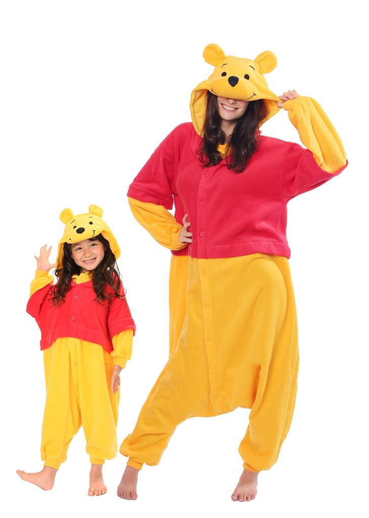 Fleece Kigurumi Winnie the One Size Fits All [Sazac] Pooh, RBJ-039