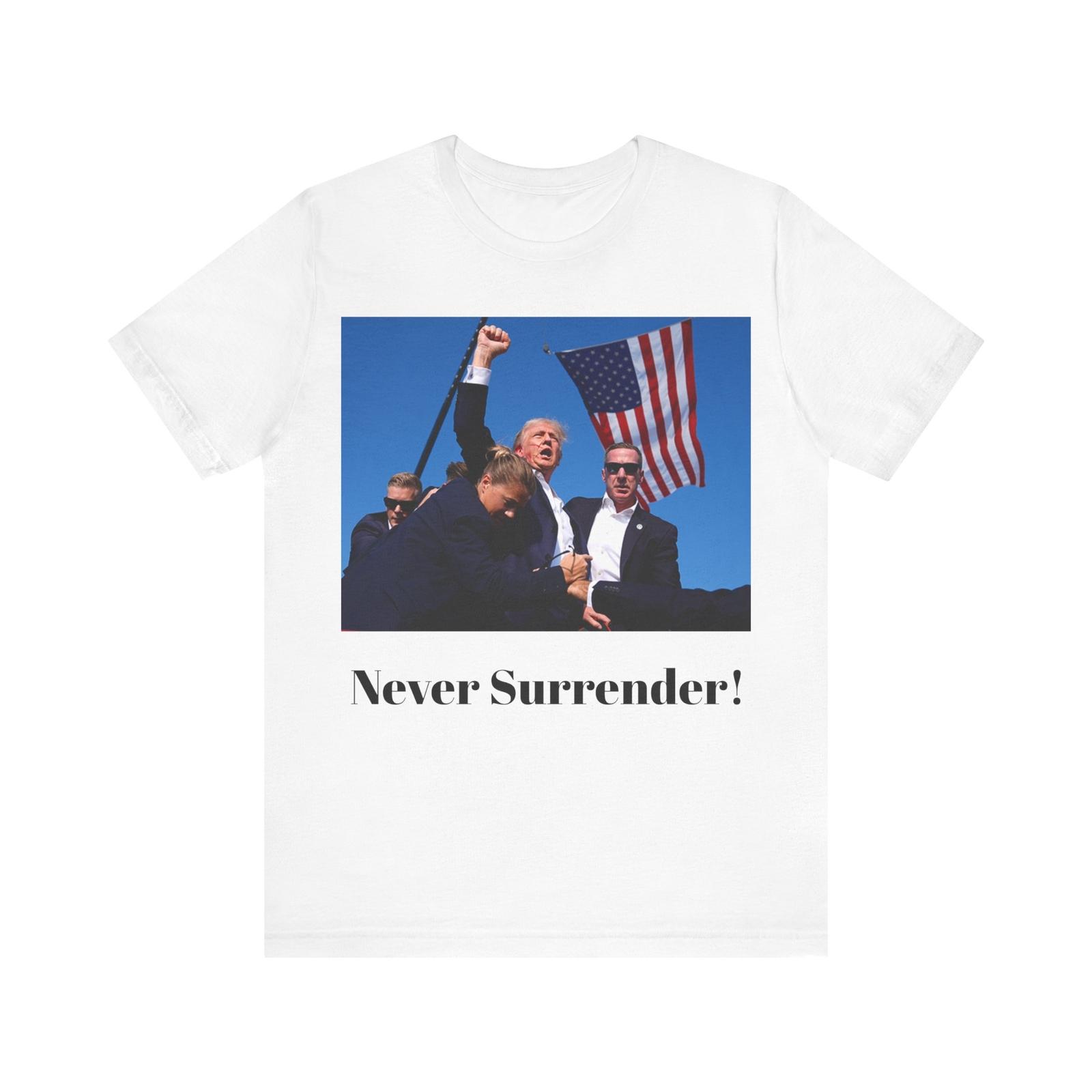 Trump 2024 never surrender! S разноцветный