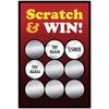 Scratch-off Silver Adhesive Sticker Labels, 300 pcs/roll