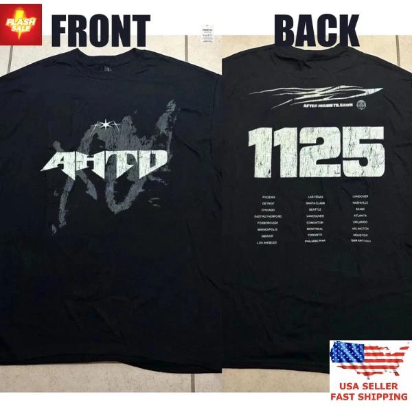 

100% хлопок ТОПЫ УНИСЕКС ФУТБОЛКИ МУЖСКИЕ ЖЕНСКИЕ НОВИНКА! The Weeknd After Hours Til Dawn Tour Мерч Футболка Все Размеры, РЕПРИНТ M