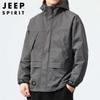 JEEP SPIRIT Men's Fall/Winter Windbreaker Jacket