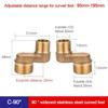 Lengthened Eccentric Screw Corner Angle Adjustment Connecting Accessories  Bathroom Hardware