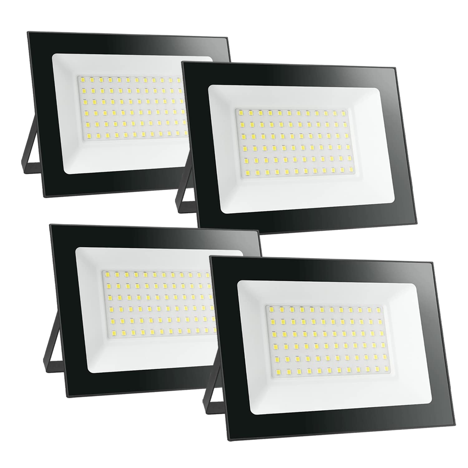 

shineshare 50W Outdoor LED Floodlight, Outlet Type, Ultra-Thin, Work Light, Security Light, Entryway Light, Daylight White, 80-150V Compatible, IP66