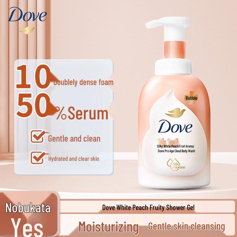 

Dove White Peach Gentle Foaming Body Wash