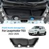 For Leapmotor T03 2022-2026 Front And After Trunk Storage Box Anti Scratch Wear Resistant Organizer Interior Decor Accessories