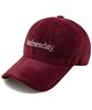 Wig Wednesday Corduroy Ball Cap - Burgundy