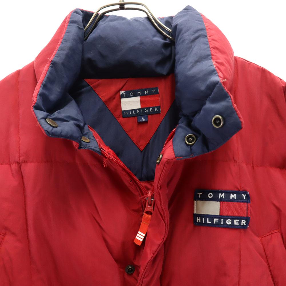 TOMMY HILFIGER 90s Old Flag Tag Down jacket S Reddish Men's Used