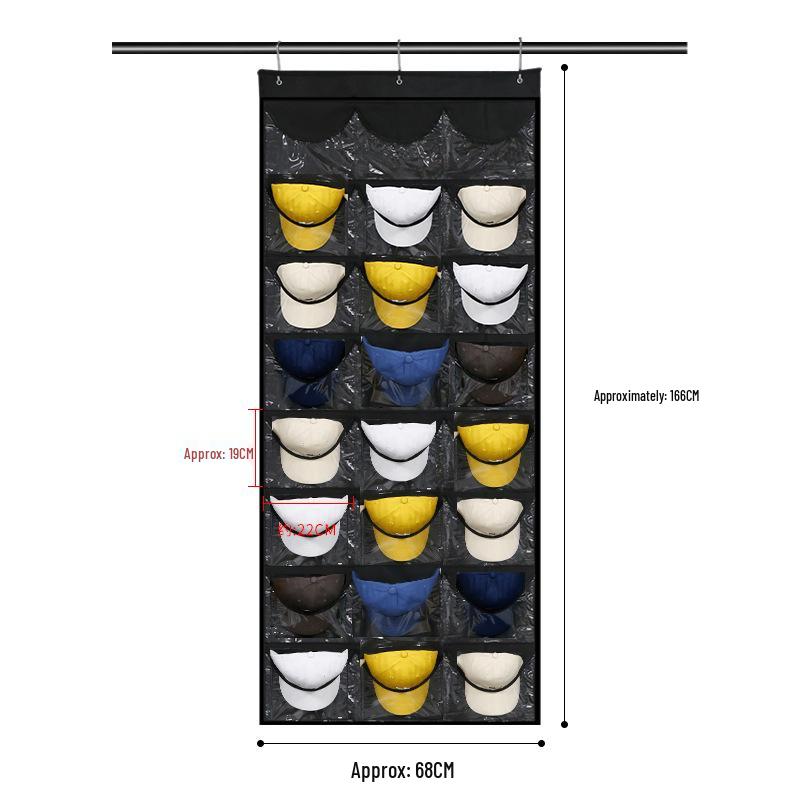 

Fabric Mesh Hanging Organizer for Jewelry and Caps - 24/27 Grid