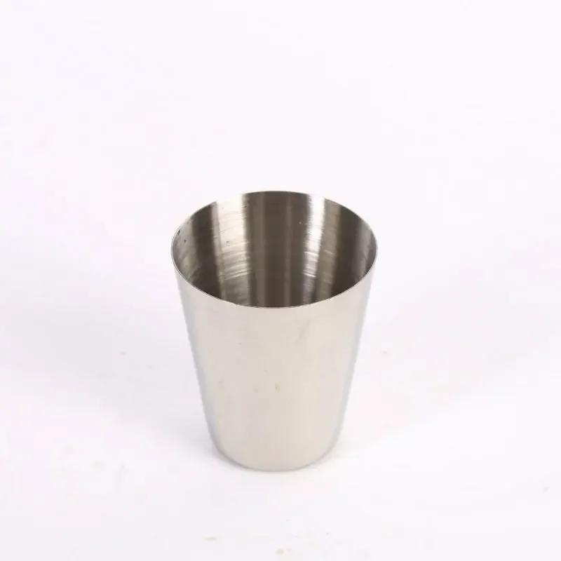 30 Ml Mini Stainless Steel Shot Glasses, 4 Pcs/Set, With Leather Cover Bag, For Home Kitchen Bar, Drinking Wine Glasses