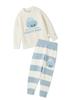 Dragon Quest Baby Moko Pullover Striped Long Pants Set Kids' & (PKNT255403BLU100)