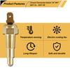 1Pc Engine Cooling Fan Thermostat Temperature Sensor Switch 1/8"NPT 180 Fahrenheit On 165 Fahrenheit Off for Water Oil Coolant Replacement Sensors2