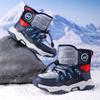 Winter Children's Warm Snow Boots Boys' Winter Thick Cotton Shoes Girls' Waterproof Non-Slip Children's Boots