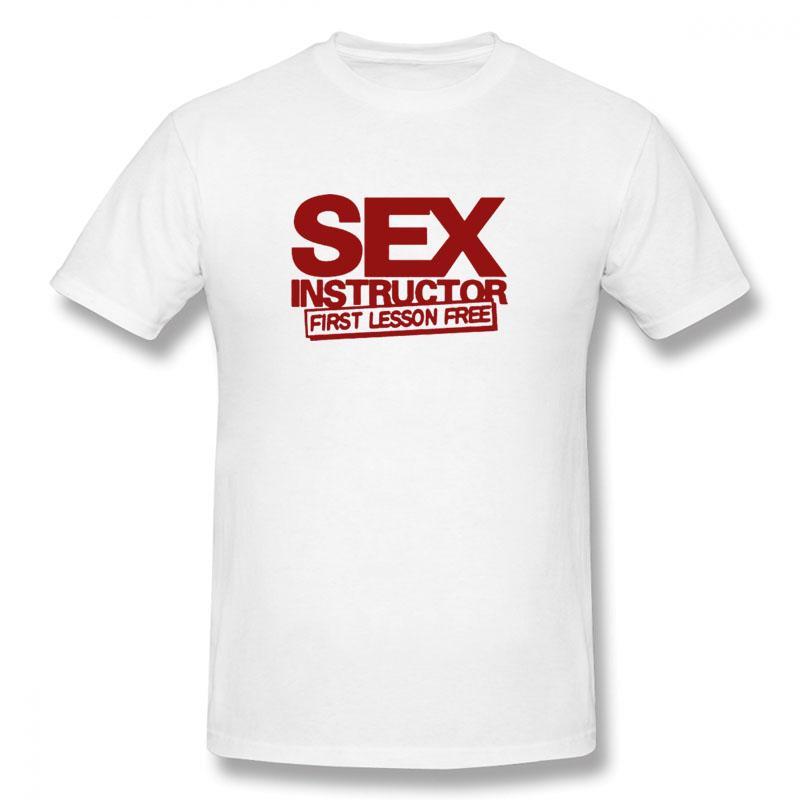 Sex Instructor Funny Creative Mens Men T Shirt Novelty Short Sleeve O Neck Cotton Casual T-shirt Top Tee