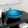 Day and Night - Day and Night Blue Tempered Glass Sink 42x14 Cm