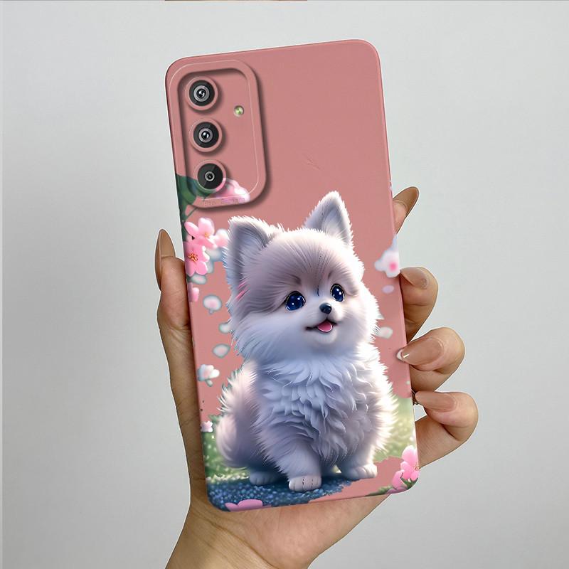 Phone Case for Samsung Galaxy M15 5G F15 5G Fashion Painted Half-wrapped Case Soft Silicon Cases E156 M156 Protection Back Cover