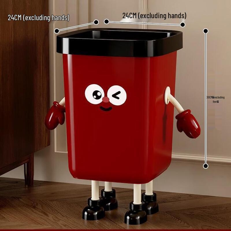 Large Capacity Lidded Household Trash Can