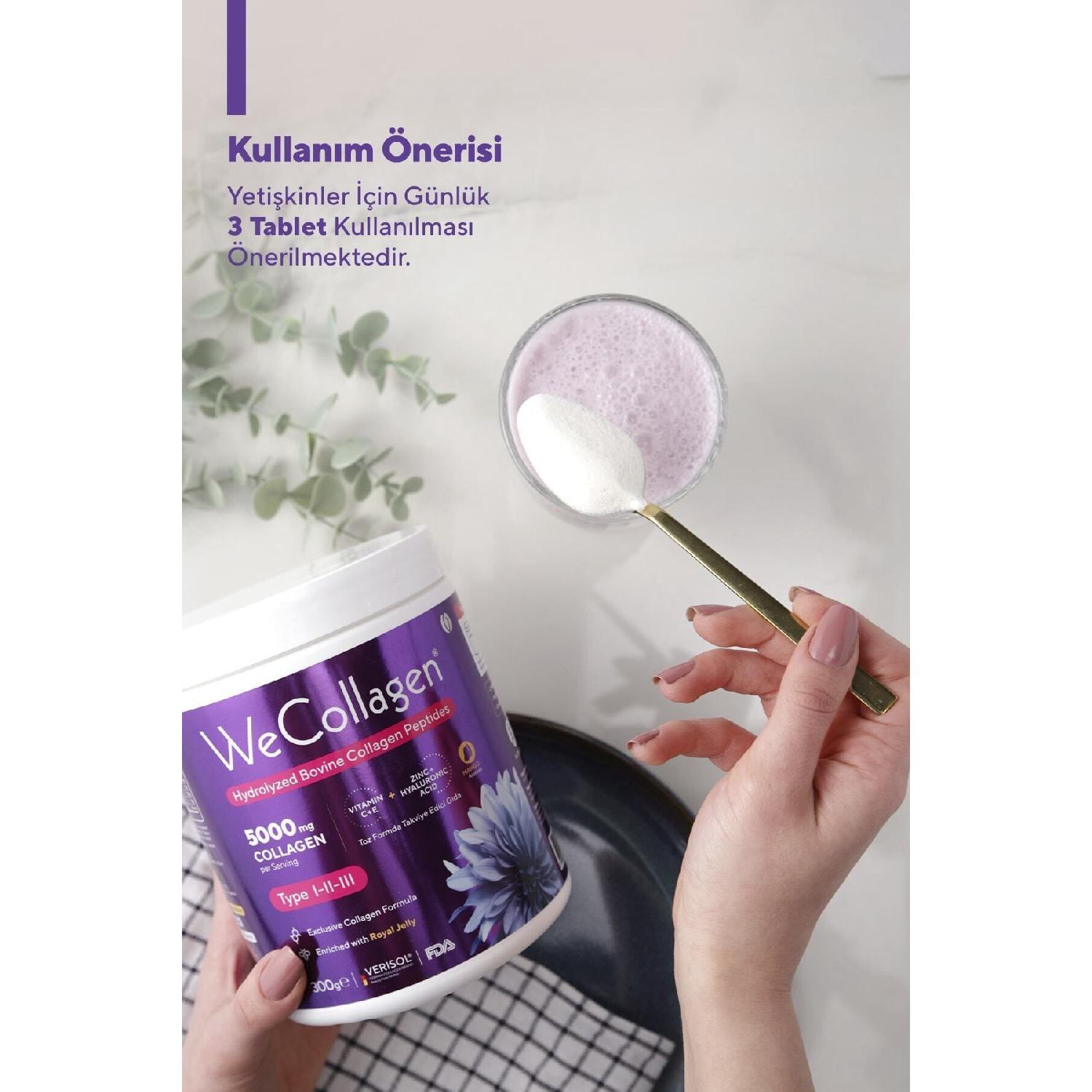 

Wecollagen Type 1-2-3 Dust Collagen 300gr