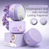 Long-Lasting Underarm Deodorant Balm Rose Aloe Vera Lavender Fresh Scent Odor Suppression Anti-Sweat Fast Drying Refreshing for Sports Dates Offices