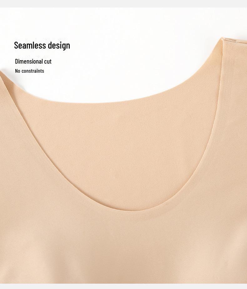 Haosangyuan Silk Mulberry Chest Pad with Moisture-Wicking, Skin-Friendly Thermal Underwear (Super Soft)