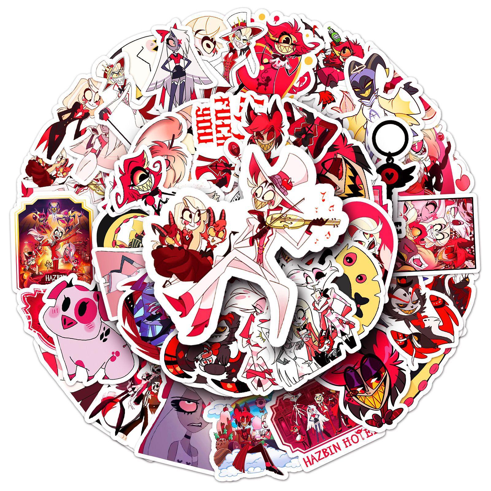 

50 шт. Наклейки на чемодан, скутер, компьютер, планшет, мультяшное украшение One Size