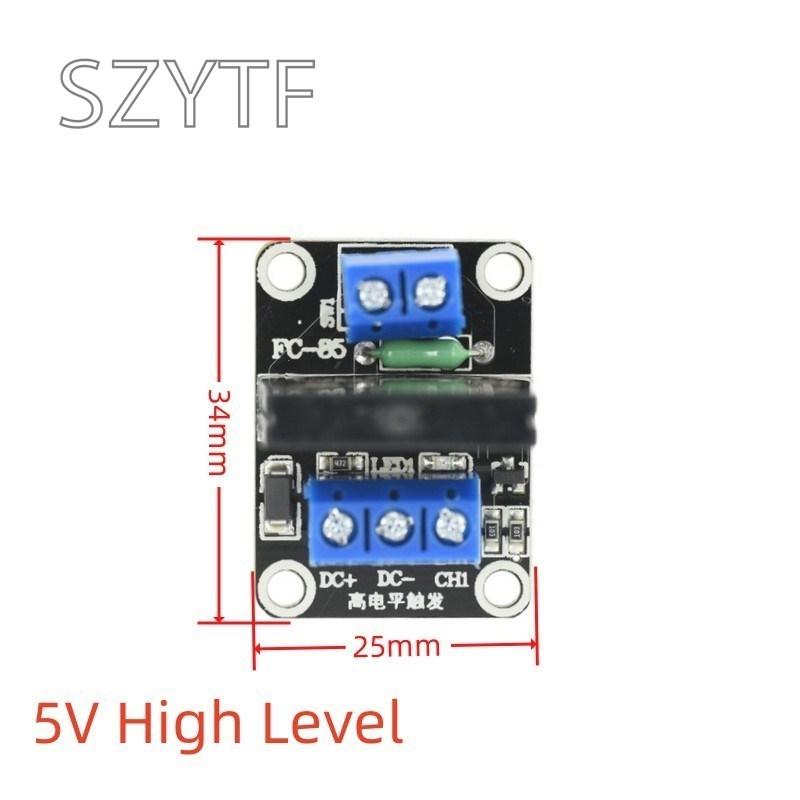 1 2 4 8 Channel 5V 12V 24V DC Relay Module Solid State High Level SSR AVR DSP G3MB-202P Relay 250V 2 for Arduino Raspberry Pi