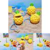 Stitch Summer Beach Collection Pineapple Silicone Keychain With Cute Character Design For Kids And Teens