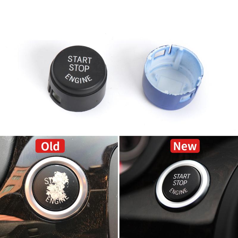 Car Engine START Button Replace Cover STOP Switch Accessory Key Decor for BMWF10/F18 F07/F02 F25/F12 F15/F16 F20/F30/F35/G38