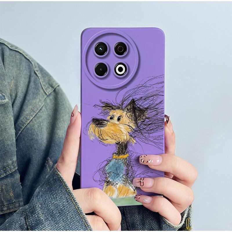For Tecno Spark 30 Pro KL7 Phone Case 30Pro 4G Silicone Sweet Painted Shell Cartoon Funda Lovely Printed Protective Cover Casing