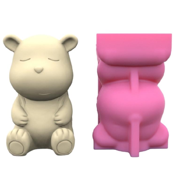 

Bear Backpack Shape Mold Pen Holder Silicone Molds Durable Epoxy Resin Moulds 1