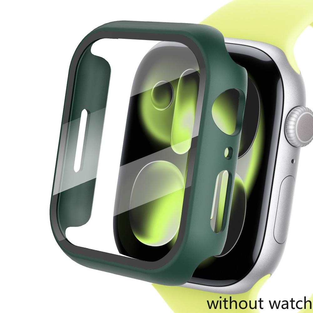 

Закаленное Стекло+ Защитная Крышка для Экрана для Apple Watch Ultra3 2 49мм Пластиковая Крышка для IWatch Серии 11/10/9/8/7/6/5/4/3/2/1 40/44мм 42mm Series 10 11