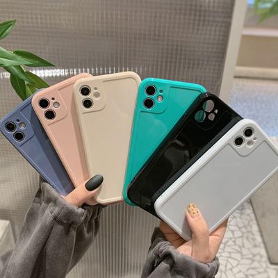 6 Colors New Material Phone Case For Iphone 11 Xs Max 12 Mini Pro Max X 7 8 Plus Xr Silicone Capa Conque Shell