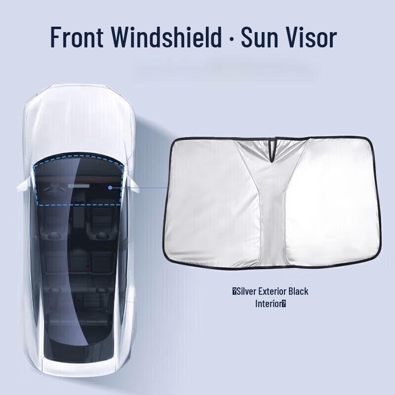 Changan Qiyuan Car Sunshade - Front Windshield Heat Protection Umbrella
