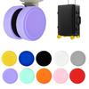 4/8-Piece Silicone Luggage Wheel Covers for Silent and Easy Installation