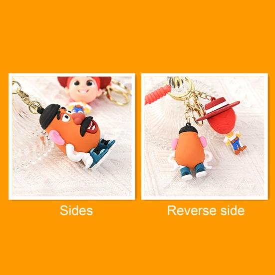 Keychain Pendant Cartoon Anime Character Charm Key Chain Waterproof Scratch-Resistant Key Holder