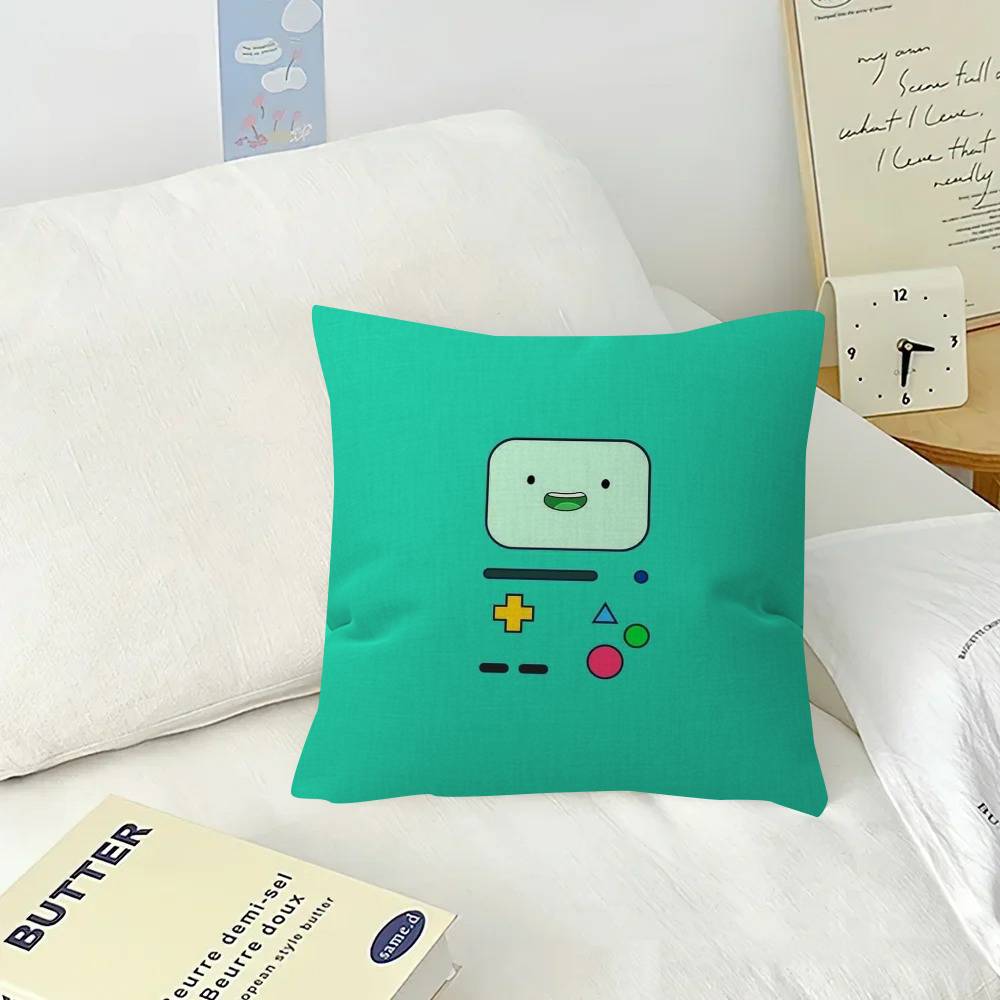 Cushion Cover Inches Farmhouse Decor Home Throw Pillow Covers for Anime A-Adventure Times Couch Decorations