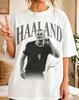 Erling Haaland Norway Vintage T-shirt Men's and Women's Summer Cotton Clothing Fashion High Quality Short Sleeve Streetwear T-shirt