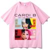 2026 Am I the Drama Cardi B T-shirt Man Woman Harajuku O-neck Casual Shirt Gift Hip Hop Streetwear Oversized Tshirt Short Sleeve Casual Clothing