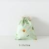 Women Girls Jewelry Lipstick Cosmetic Tote Rope Pouch String Bag Cute Small Large Coin Purse Key Earphone Drawstring Storage Bag