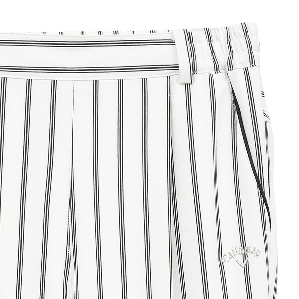 Jogger Pants Stretch Stripe Golf C25126204 LL [Callaway] Women's (8-Way Pattern) / / 1030_White