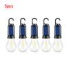 Outdoor Solar Powered LED Lamp Bulbs USB Charging Camping Light Portable Night Light Waterproof Flashlight Hook Up Handheld Lamp