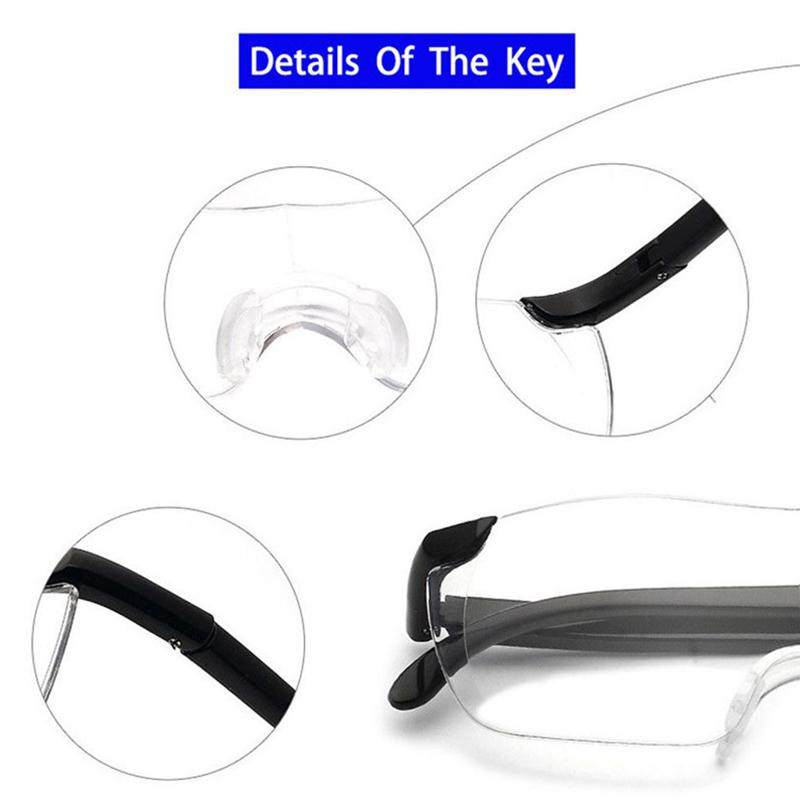 250 Degree Magnifier Eyewear Presbyopic Spectacles Magnifying Glasses Magnifier