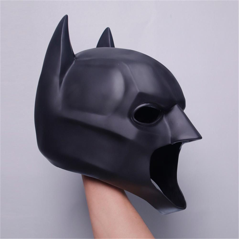 Bruce Wayne Bat Hero Mask Halloween Cosplay Movie Superhero Face Mask for Men Full Head Latex Helmet Adult Woman Disguise Prop