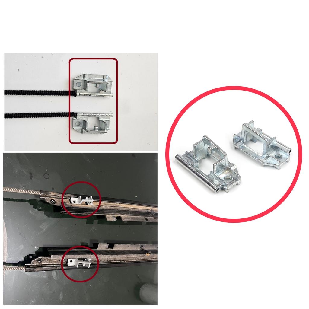 BSR27 Sunroof Sliding Roof Glass Lifter Cable End Slider Clips Metal Brackets Left Right for Peugeot 206 206+ 207 842461
