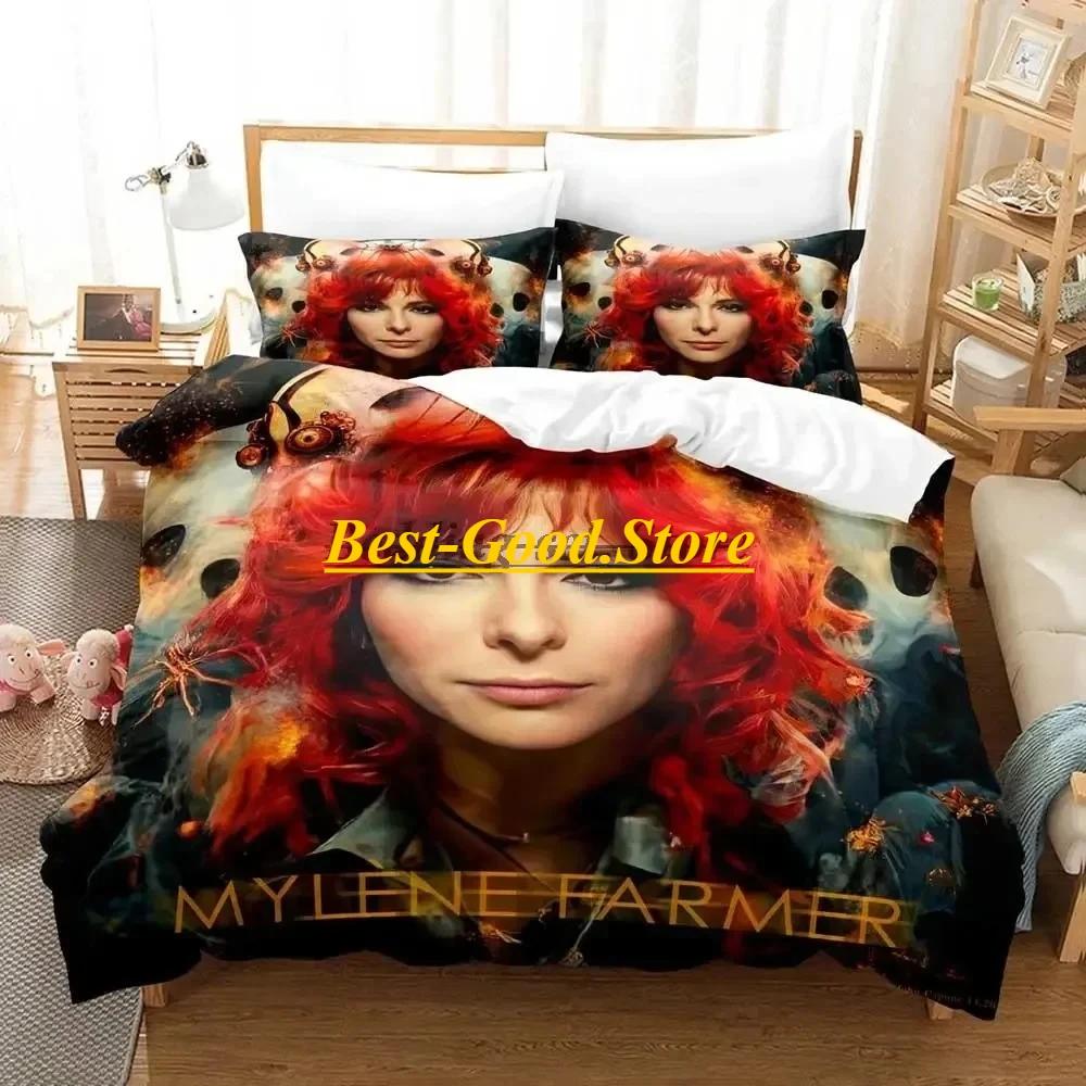 Butterfly Mylene Farmer Bedding Set Duvet Cover Sheet Printed Bed Set Pillowcase Bed Full Queen King Size Comforter Bedroom