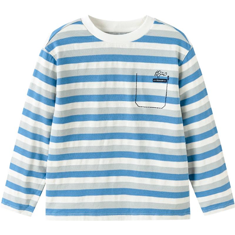 Balabala Boys' Long-Sleeve Quick-Dry T-Shirt